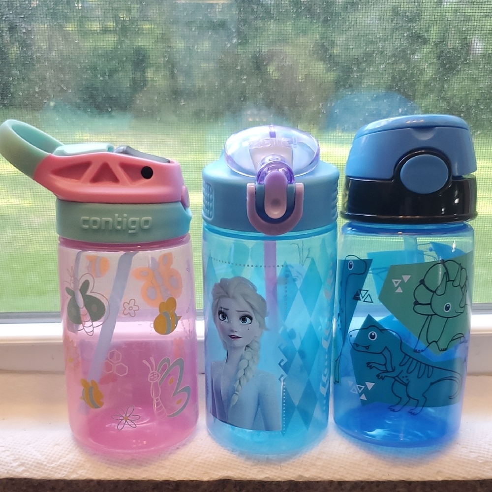 Contigo Colorful Water Bottles Pink and Blue
